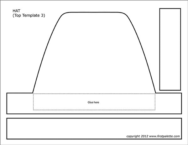 Paper Hat Templates | Free Printable Templates &  Coloring Pages