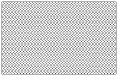 Isometric Graph Paper Template, 11 x 17 &  8.5x11 Printable PDF