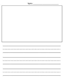 printable paper kindergarten