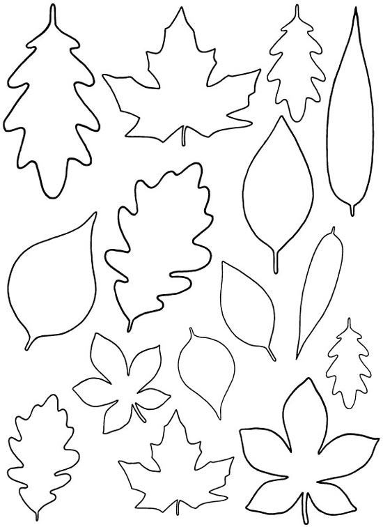 Enable Me: Free Paper Leaf Template - Mistyhilltops