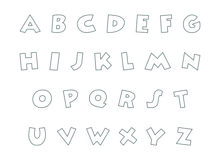 Fancy Alphabet Letters Templates - 10 Free PDF Printables | Printablee