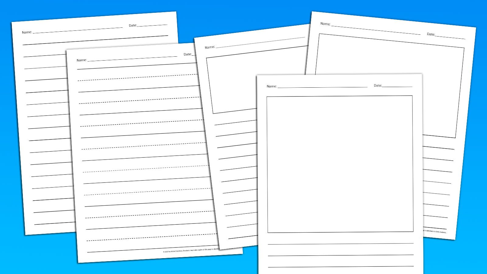 Free Printable Letters Template: Uppercase Alphabet