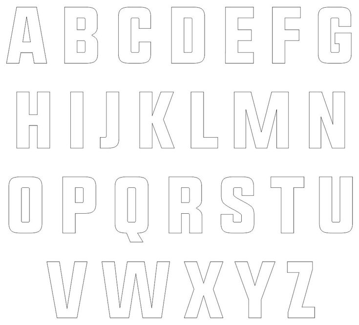 printable paper letter stencils
