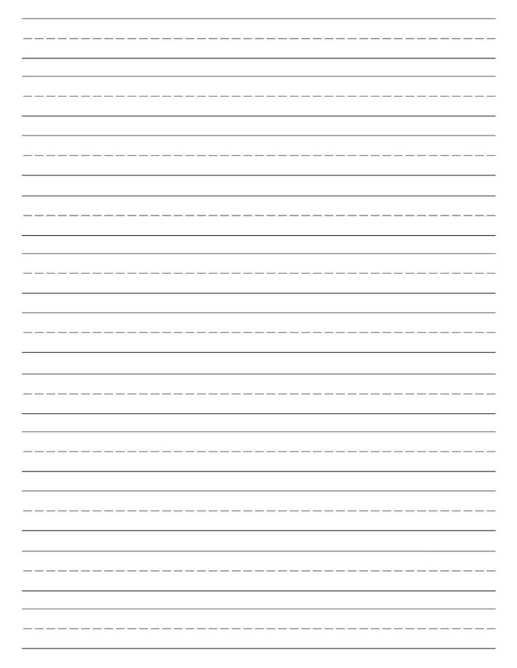 Free Printable Lined Paper {Handwriting Paper Template} - Paper ...