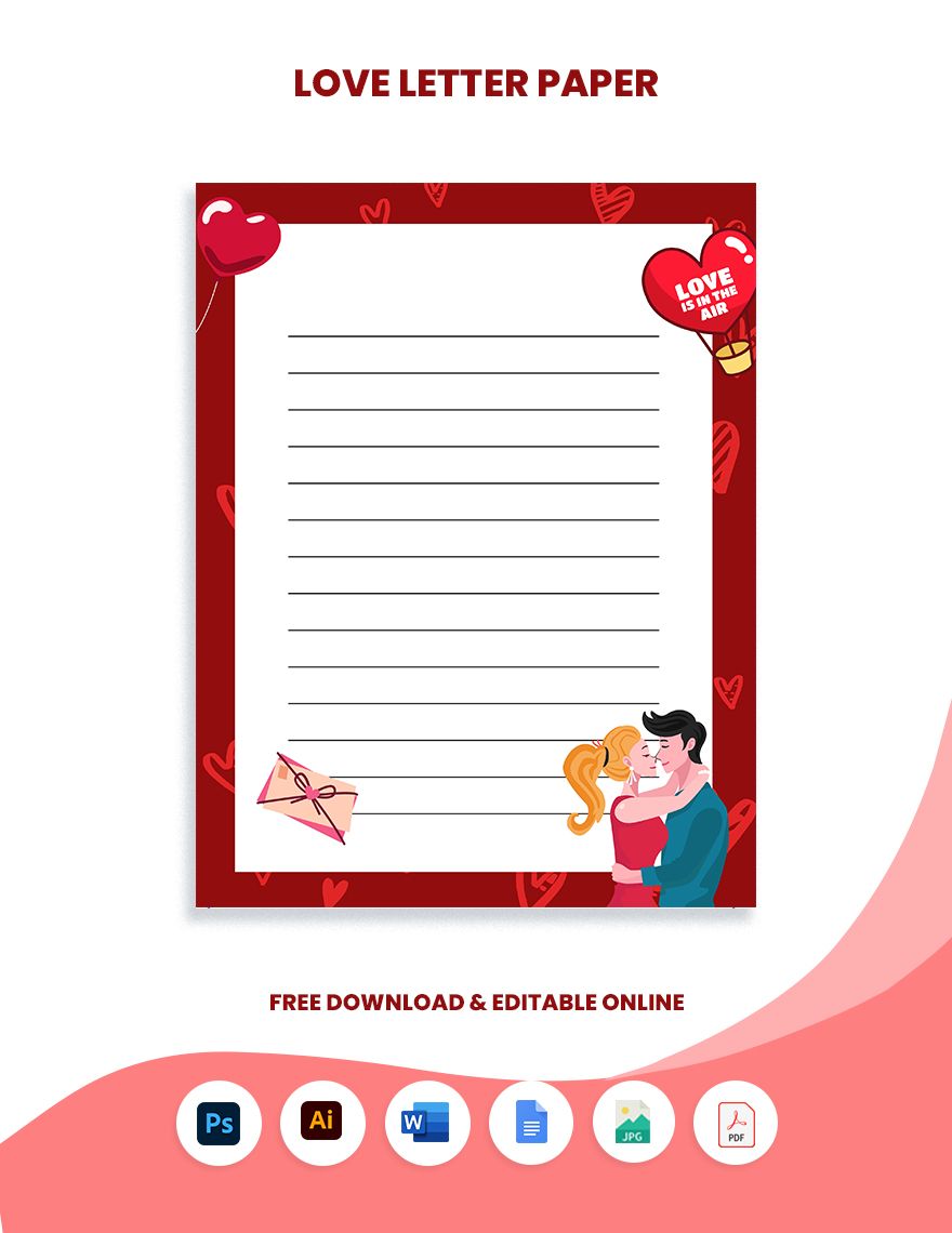 printable paper love