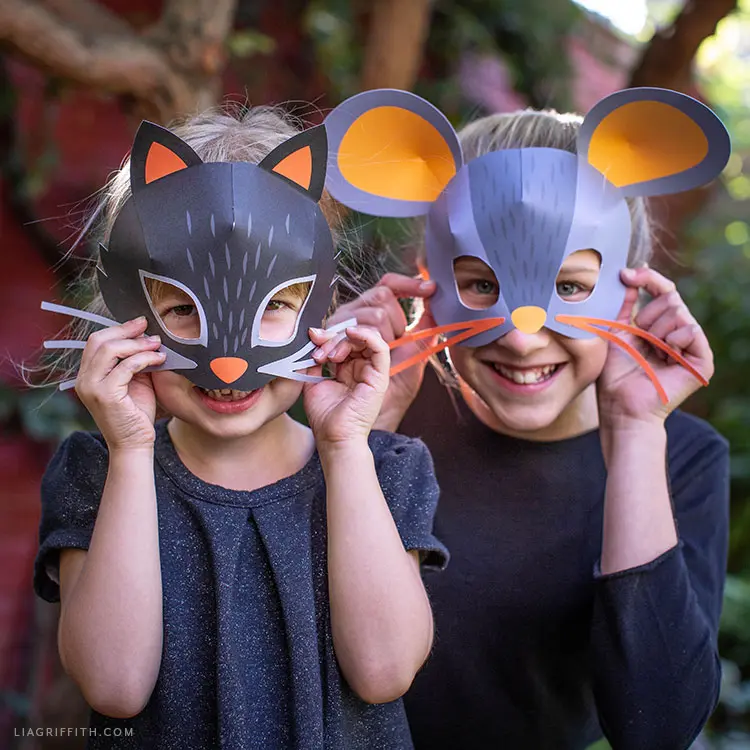 printable-cat-and-mouse-masks-for-halloween-lia-griffith-worksheets-library for Free Printable Mouse Mask Template Printable Cat and Mouse Masks for Halloween - Lia Griffith - Worksheets Library for Free Printable Mouse Mask Template