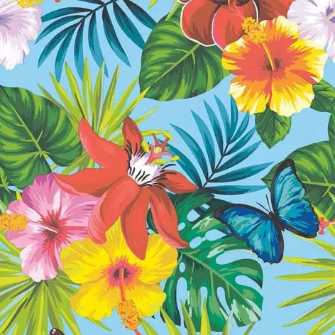 Tropical floral Decoupage Craft Paper Napkin for Home Decor Crafts ...