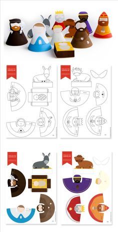 printable paper nativity scene