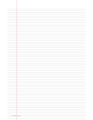 printable paper net category lined