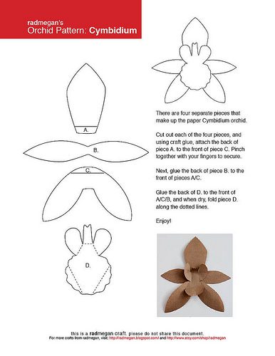 Making Paper Orchids: The How-To - Radmegan