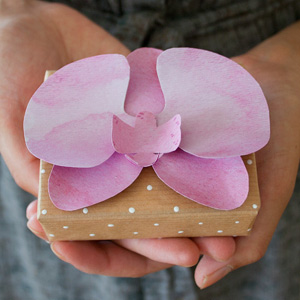 printable paper orchid