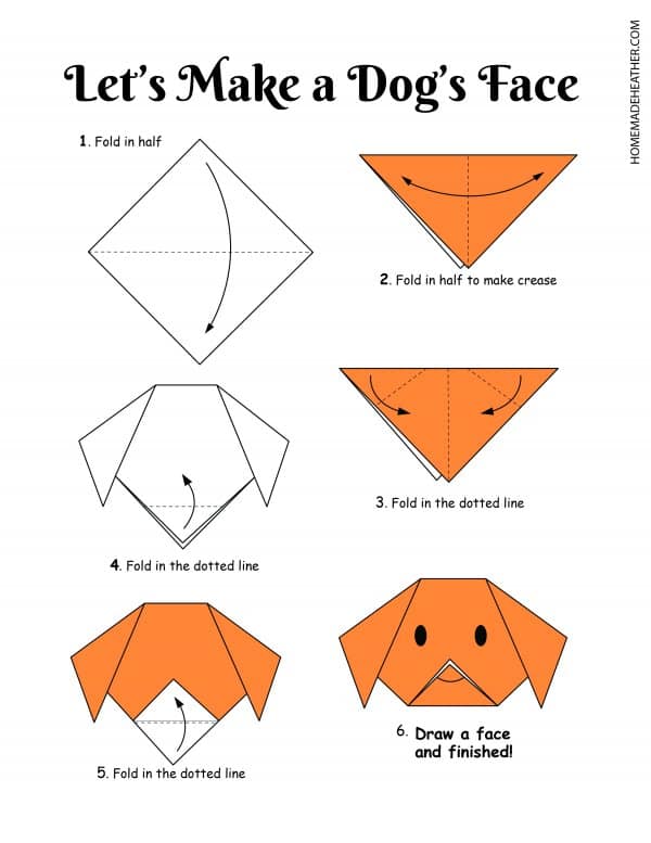 Free Origami Animal Printable Designs » Homemade Heather