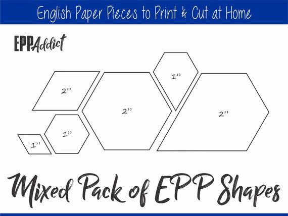 1/2 1 Print at Home 60 Degree Kite Shapes for English Paper ...