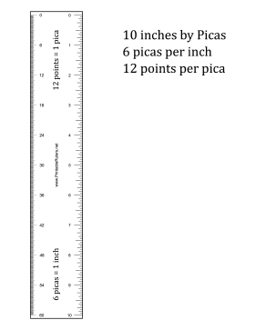 printable paper ruler inches