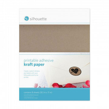 Printable adhesive kraft paper - Unicolor Papers - hobbyplotter.de ...