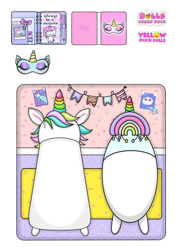 printable paper unicorn