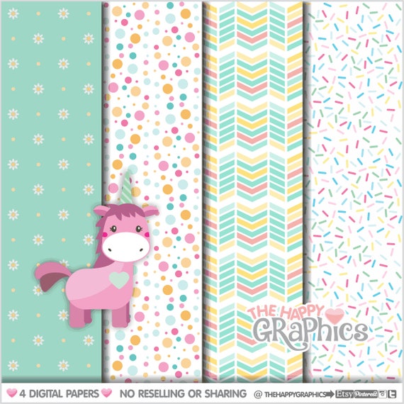 printable paper unicorn