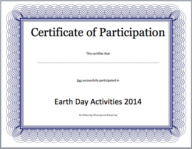 Certificate Of Participation Vector Art, Icons, and Graphics for ...