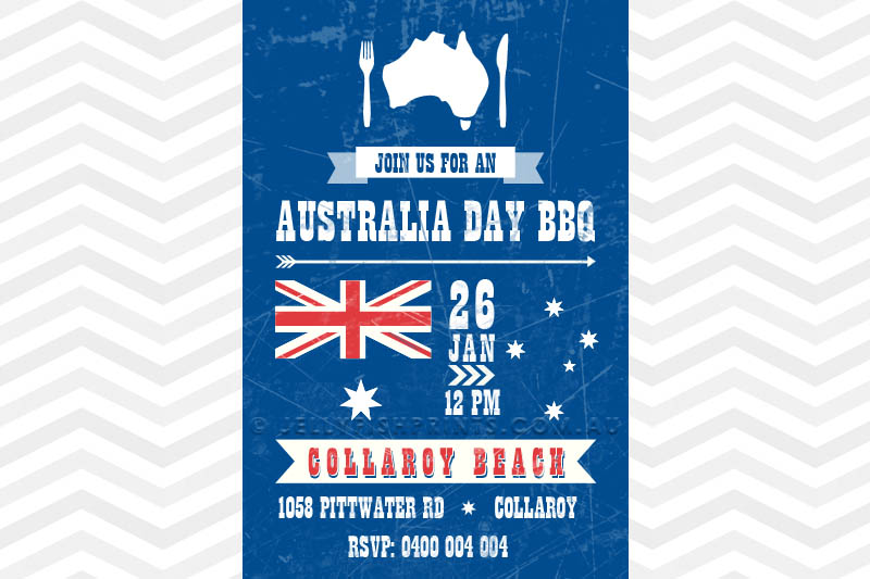 printable party invitations australia