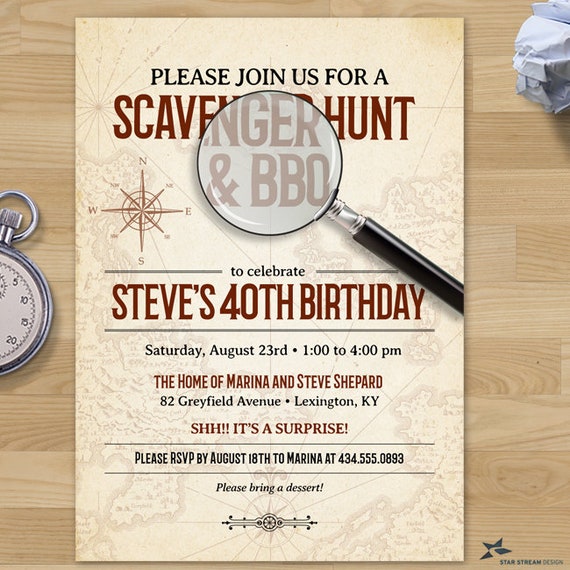 printable party invitations etsy