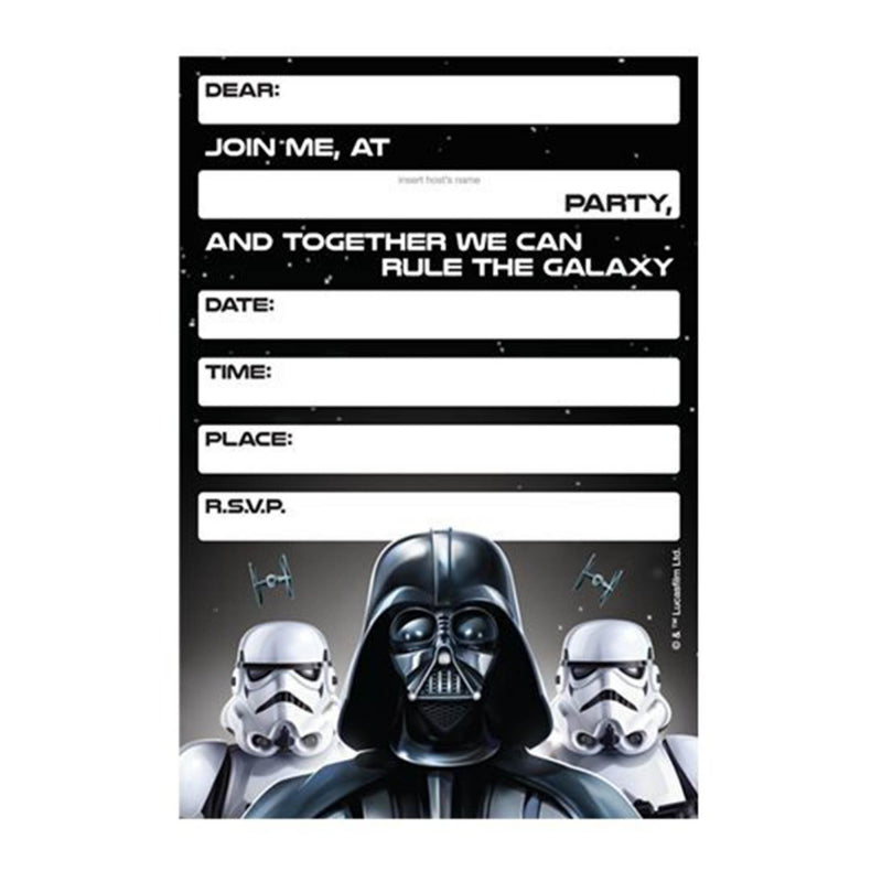 printable party invitations star wars