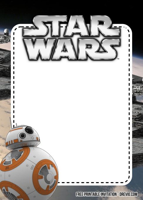 printable party invitations star wars