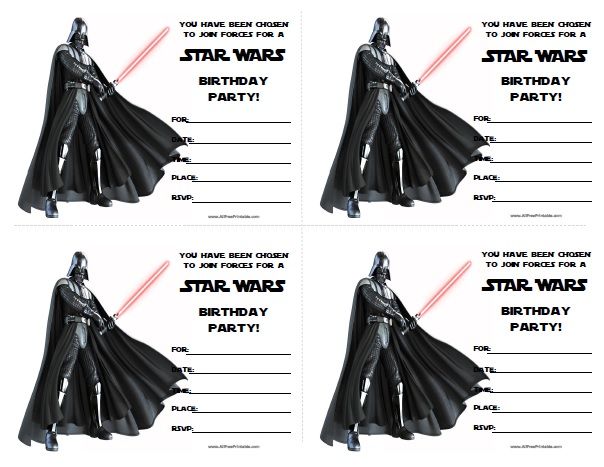 printable party invitations star wars