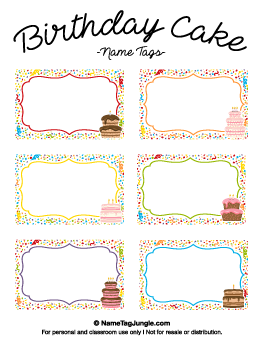 printable party name tags