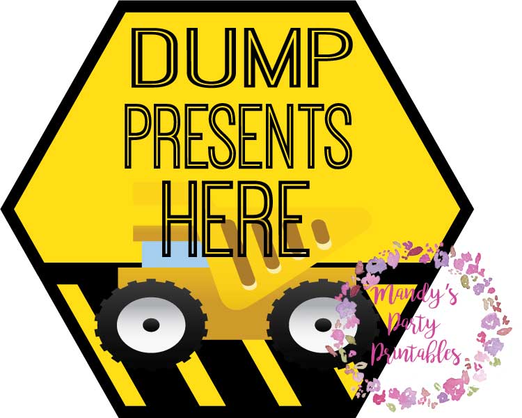 printable party signs free