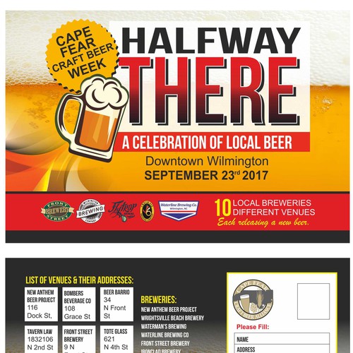 Design a passport for a brewery crawl | Postcard, flyer or print ...