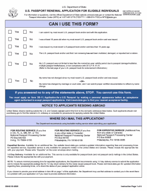 U.s. Passport Application | pdfFiller