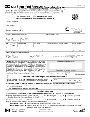 passport application renewal Forms and Templates - Fillable ...