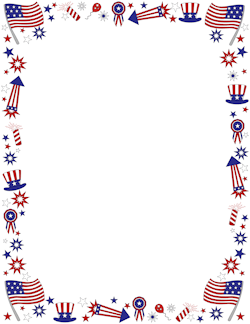 printable patriotic borders