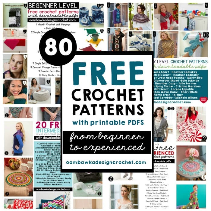 80 Free Printable Crochet Patterns