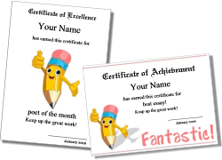 printable penmanship awards