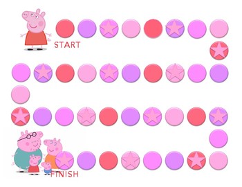 Peppa Pig Behavior Sticker Chart PDF Printable