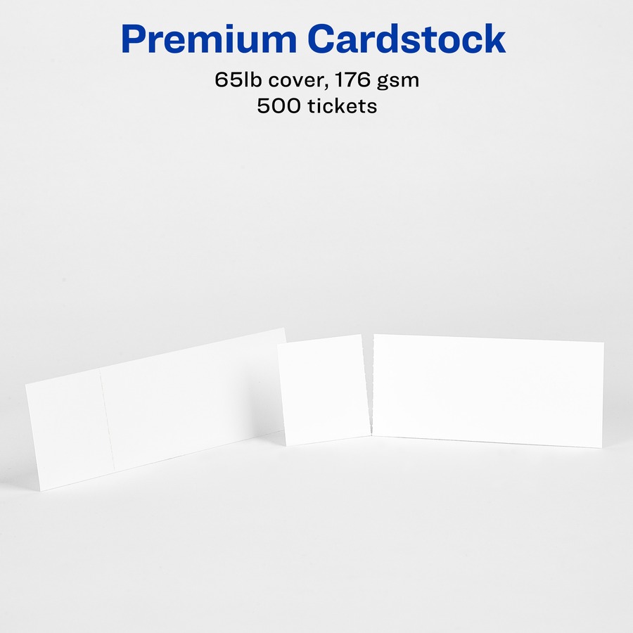 Amazon.com : Sherr 200 Sheets 8.5 x 11 Inch 40 lb Printable Raffle ...