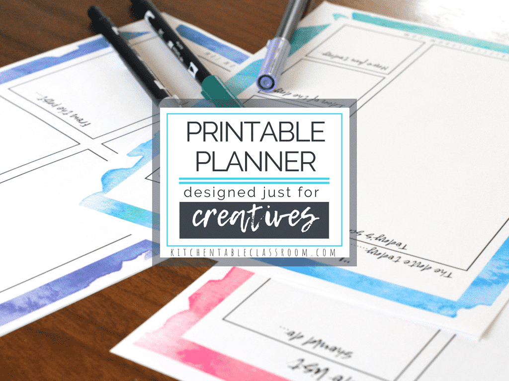 Personal Planner for Creatives -10 Gorgeous Pages of Free Planner ...