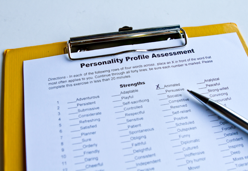 printable personality test for employment