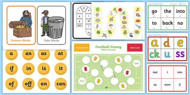 Phonics Games for the Classroom | Fun Activity Pack - Twinkl