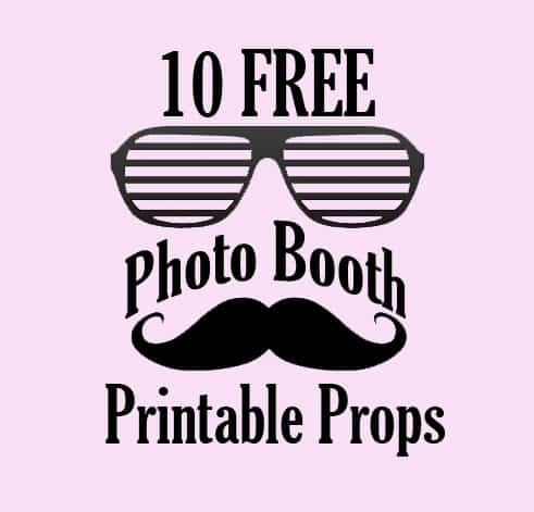 printable photo booth props engagement