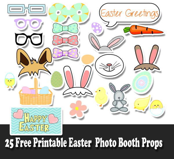 Free Printable Christmas Photo Booth Props