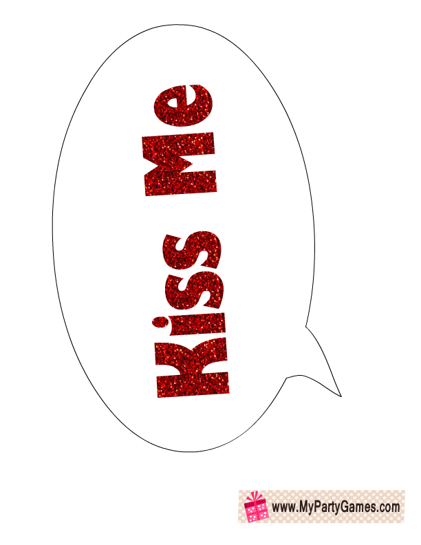 printable photo booth props for valentines