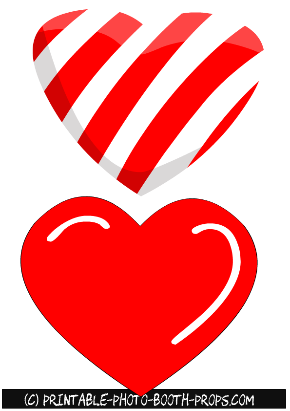 printable photo booth props for valentines