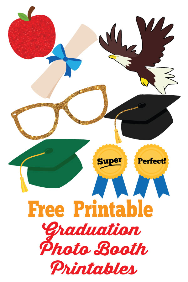 printable photo booth props graduation