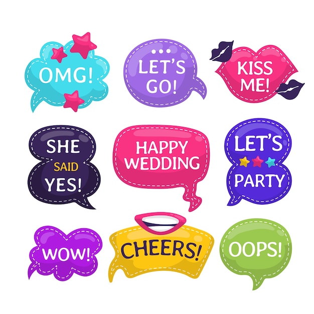 printable photo booth props wedding