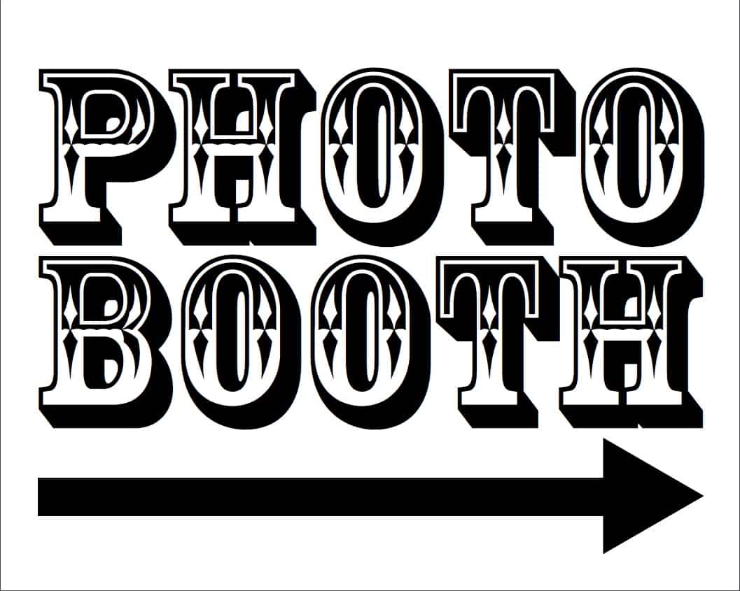 printable photo booth signs