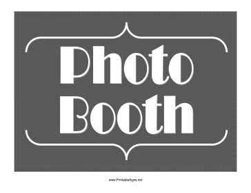 printable photo booth signs