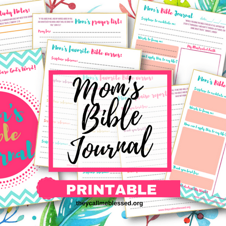 Moms Bible Journal Letter Size Printable {Digital Product}