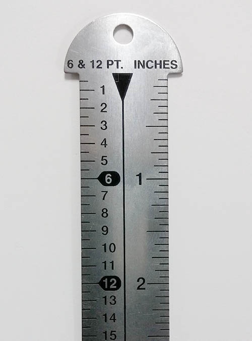printable pica ruler